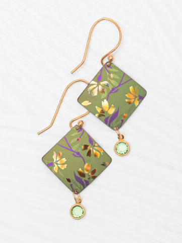 Holly Yashi - Earrings - Garden Sonnet (Green) #96224