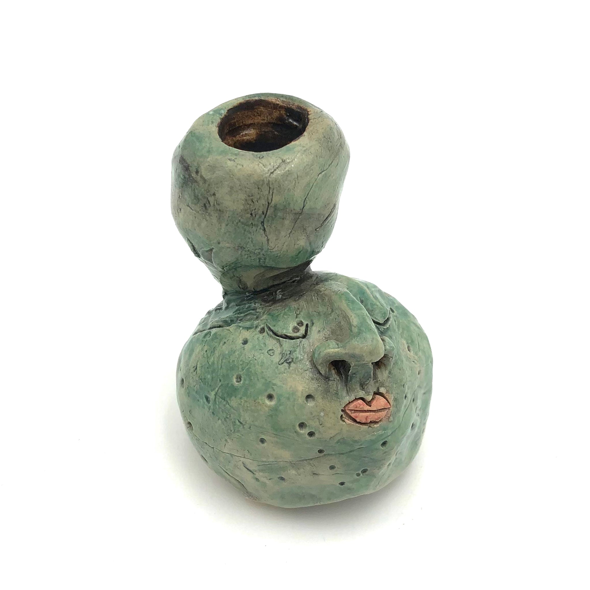 Kelly Aaron - Ceramic Candle Holder - Moon #2