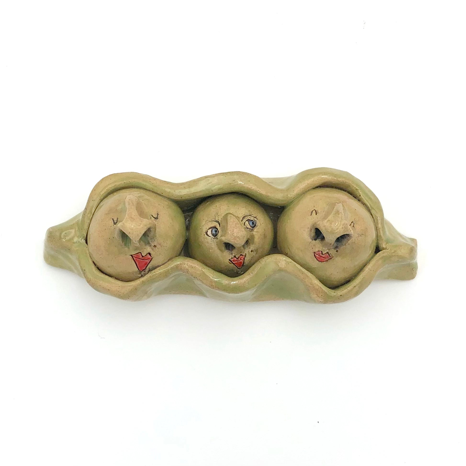 Kelly Aaron - Ceramic Wall Hanging - Peas in Pods