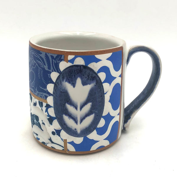 Macias - Patchwork Mug (Blue Bunny) #AM47