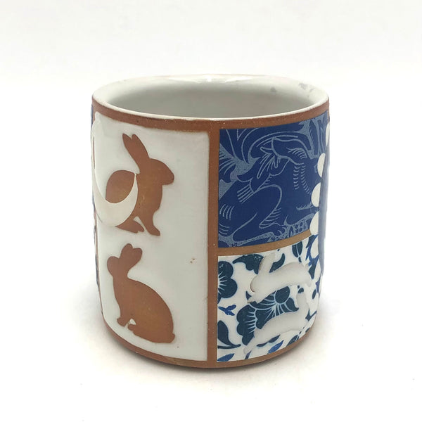 Macias - Patchwork Mug (Blue Bunny) #AM47