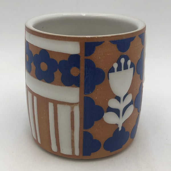 Macias - Patchwork Mug (Blue Floral) #AM49