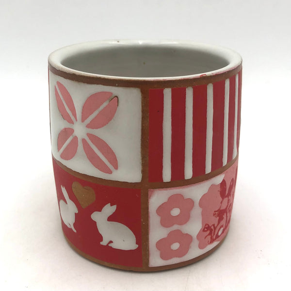 Macias - Patchwork Mug (Strawberry Bunny) #AM65