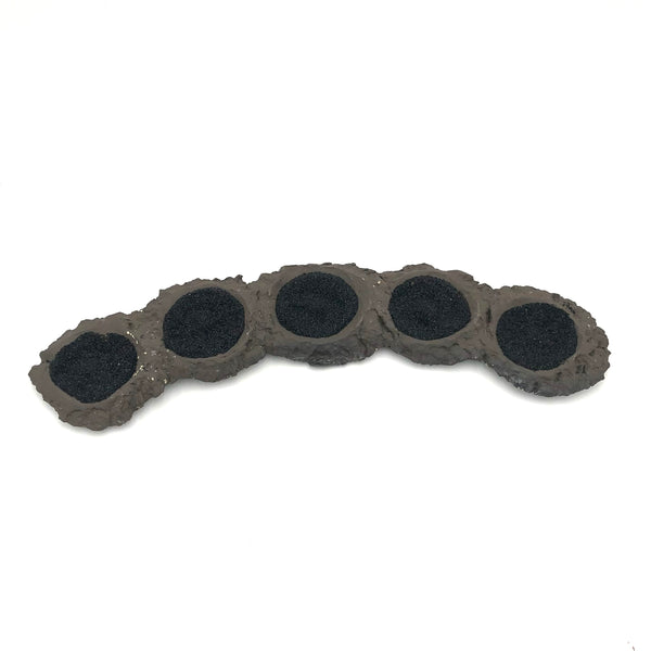 Andy Rogers Ceramics - Base for 5 Bulb Vases (Black) #AR13