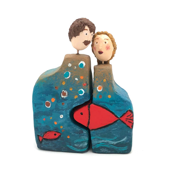 Azadeh Haghshenas - Paper Mache Sculpture - Matching Couples (Assorted Designs)