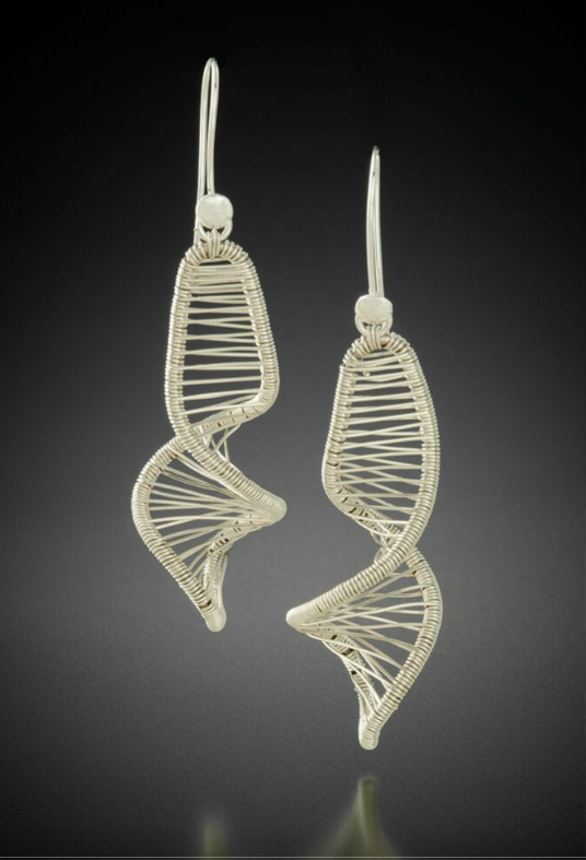 Acton - Earrings - Plain Half Twist with Gold Filled Wire