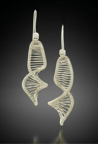 Acton - Earrings - Plain Half Twist with Gold Filled Wire