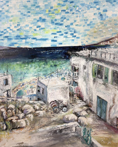 Omid Ranjbar - "Athena" - 30" x 24" Oil on Canvas