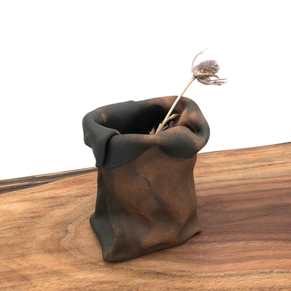 Chandra Beadleston - Ceramic Bag Sculpture - Medium (Assorted Designs)