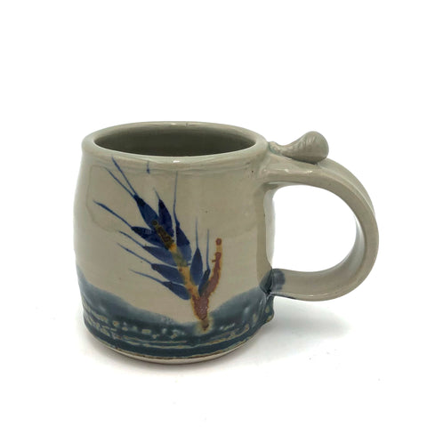 Brummell - Porcelain Barrel Mug - Wheat (Bauer Clear Fake Ash)
