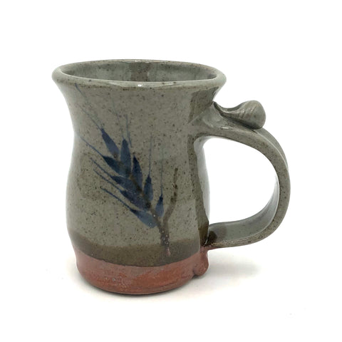 Brummell - Flared Barrel Mug - Wheat (Celadon Red Half Glaze)