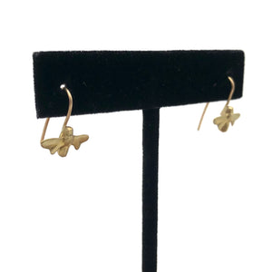 Blackwing Metals - Earrings - Simple Little Bee Dangle (Assorted Metals) #BE90D