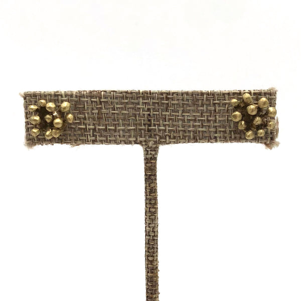 Blackwing Metals - Earrings - Small 'Sprout' Post Studs (Custom Brass) #OE610BR