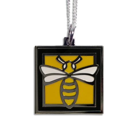 Motawi Tileworks - Necklace - Bee Pendant (Black Border)