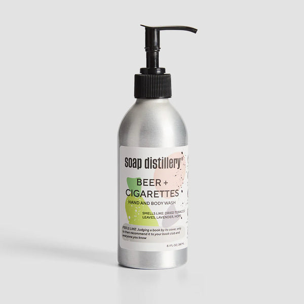 Soap Distillery - Hand & Body Wash (Beer + Cigarettes)