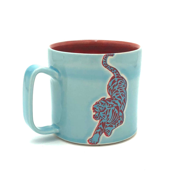 City in Bloom Ceramics - 14oz 'Essential' Mug - Tiger (Assorted Designs)