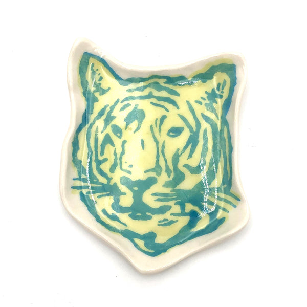 City in Bloom Ceramics - Ring Dish - Tiger (Assorted Designs)