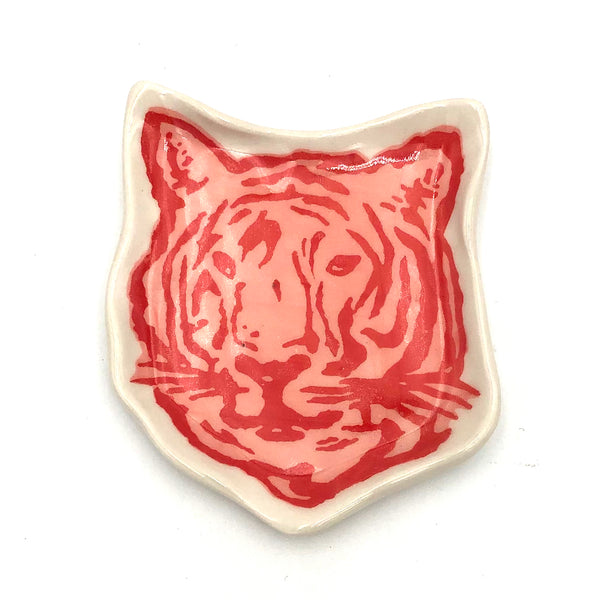 City in Bloom Ceramics - Ring Dish - Tiger (Assorted Designs)
