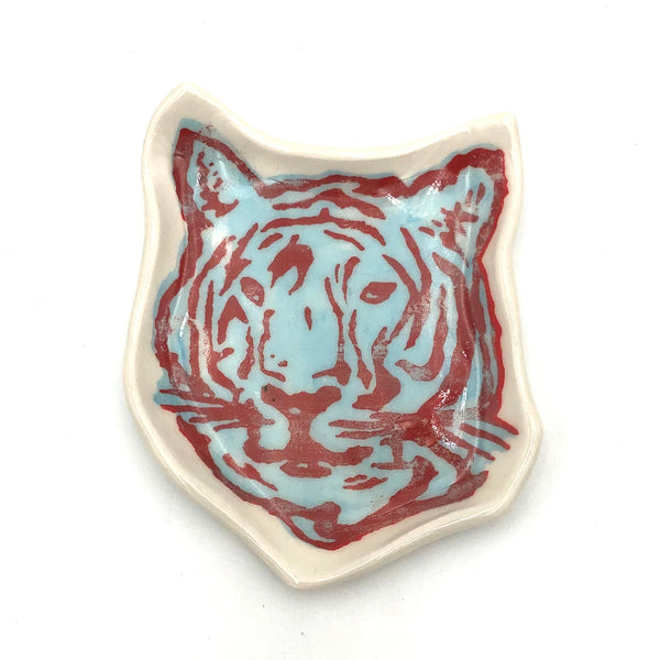 City in Bloom Ceramics - Ring Dish - Tiger (Assorted Designs)