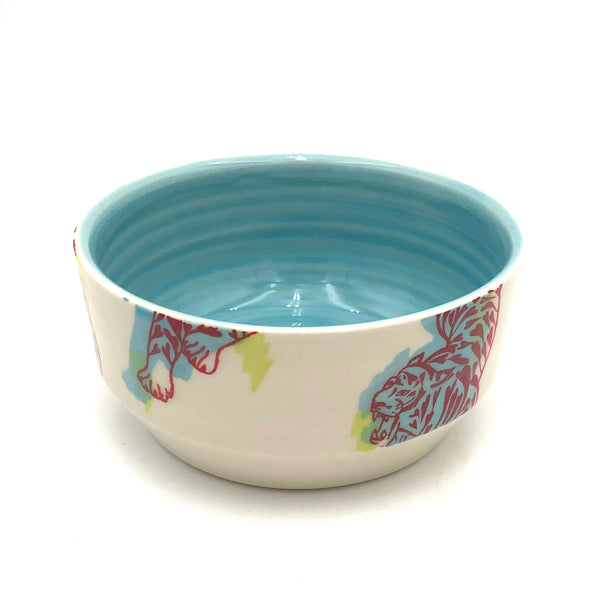 City in Bloom Ceramics - Cereal Bowl - Tiger (Assorted Designs)