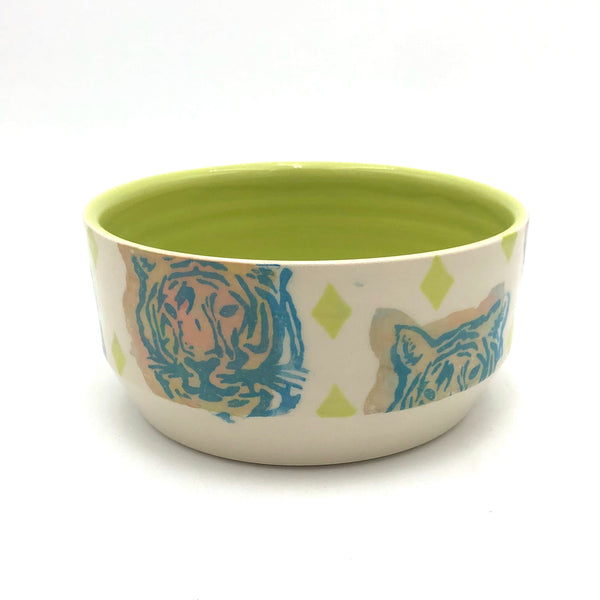 City in Bloom Ceramics - Cereal Bowl - Tiger (Assorted Designs)