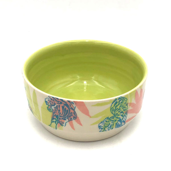 City in Bloom Ceramics - Cereal Bowl - Tiger (Assorted Designs)