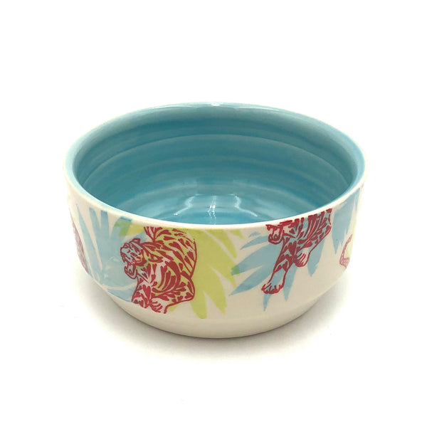 City in Bloom Ceramics - Cereal Bowl - Tiger (Assorted Designs)