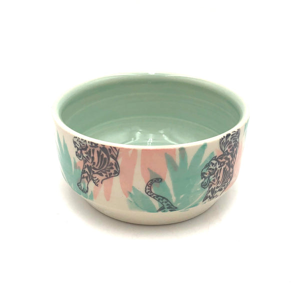 City in Bloom Ceramics - Cereal Bowl - Tiger (Assorted Designs)