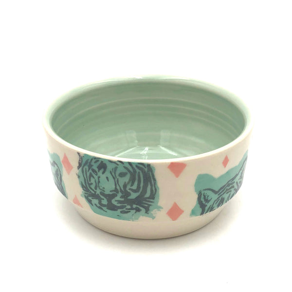 City in Bloom Ceramics - Cereal Bowl - Tiger (Assorted Designs)