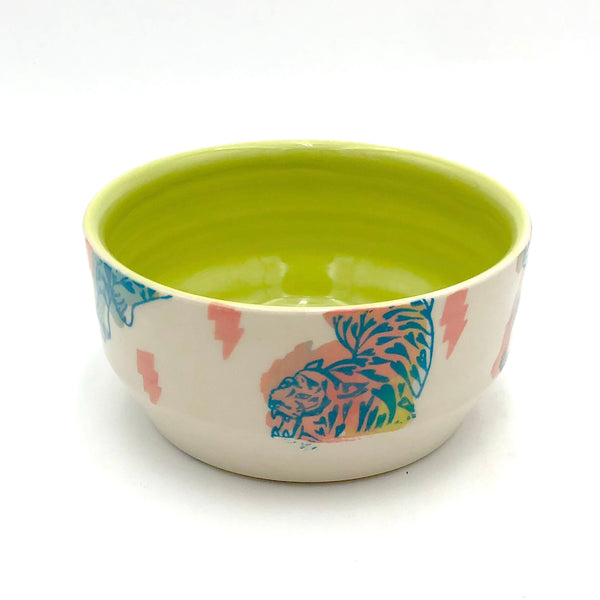 City in Bloom Ceramics - Cereal Bowl - Tiger (Assorted Designs)