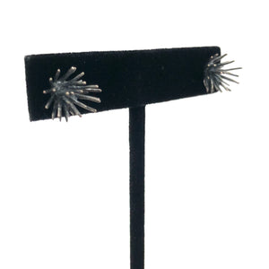 Chee-Me-No - Earrings - Small Thistle Posts - Oxidized