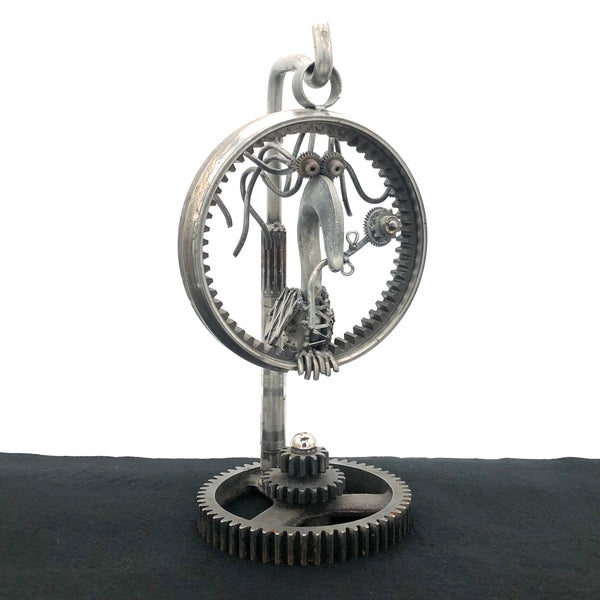 Glazer - Welded Scrap Metal Art - 'Love Bird'