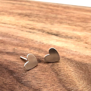 Nichole Collins - Earrings - Heart Studs - Large #V101