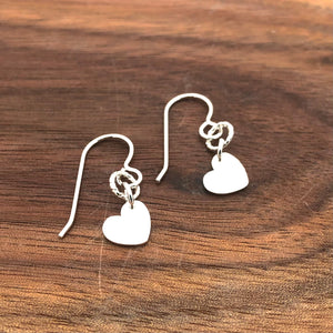 Nichole Collins - Earrings - Heart Dangle on Twist #V102