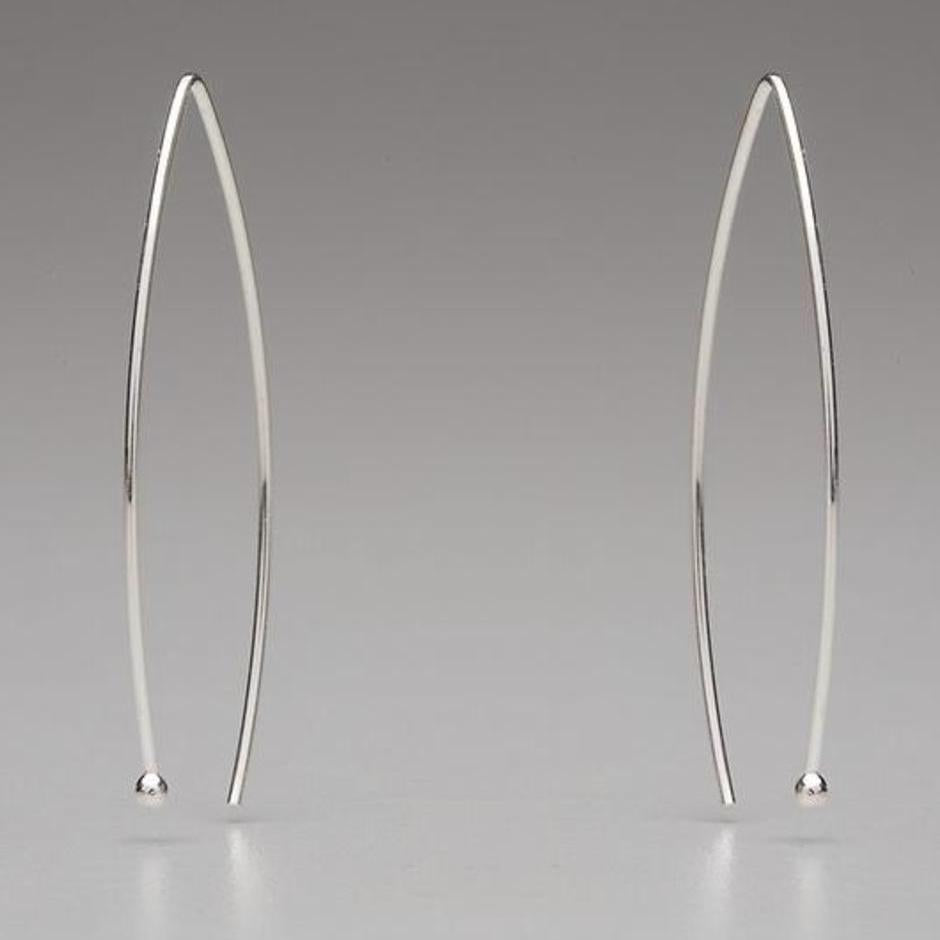 Nichole Collins - Earrings - Fused Ball "Wishbone" #C775