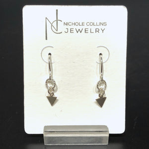Nichole Collins - Earrings - Twisted Circle and Triangle  #C811