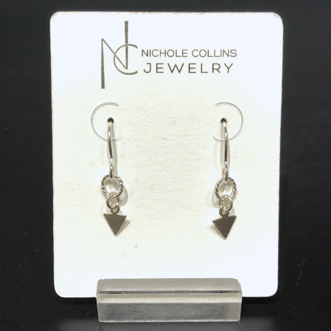 Nichole Collins - Earrings - Twisted Circle and Triangle  #C811
