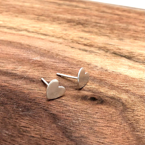 Nichole Collins - Earrings - Heart Studs - Small #V100