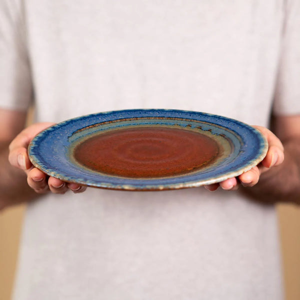 Blanket Creek Pottery - Dinner Plate (Amber Blue)