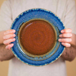 Blanket Creek Pottery - Dinner Plate (Amber Blue)