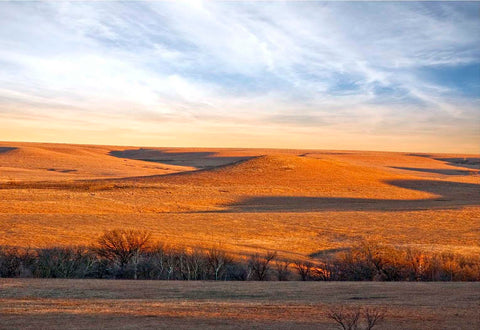 Betsy Forcade - 'Chase County Sunset' (2012) - Archival Pigment Print - 11"x 16" Matted to 13"x 19"