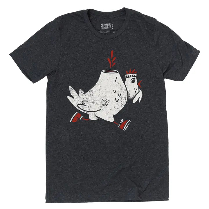Factory 43 - Printed T-Shirt - 'Chicken Run' (Assorted Sizes)