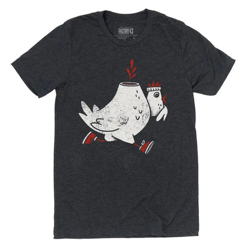 Factory 43 - Printed T-Shirt - 'Chicken Run' (Assorted Sizes)