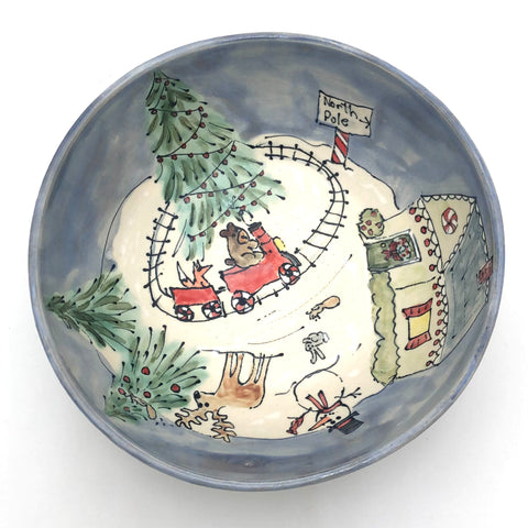 Sullivan - Large Bowl - "Winter Wonderland Express" #DSX084