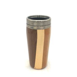 Dickinson Woodworking - Wooden Travel Mug (Stainless Steel Interior) #400