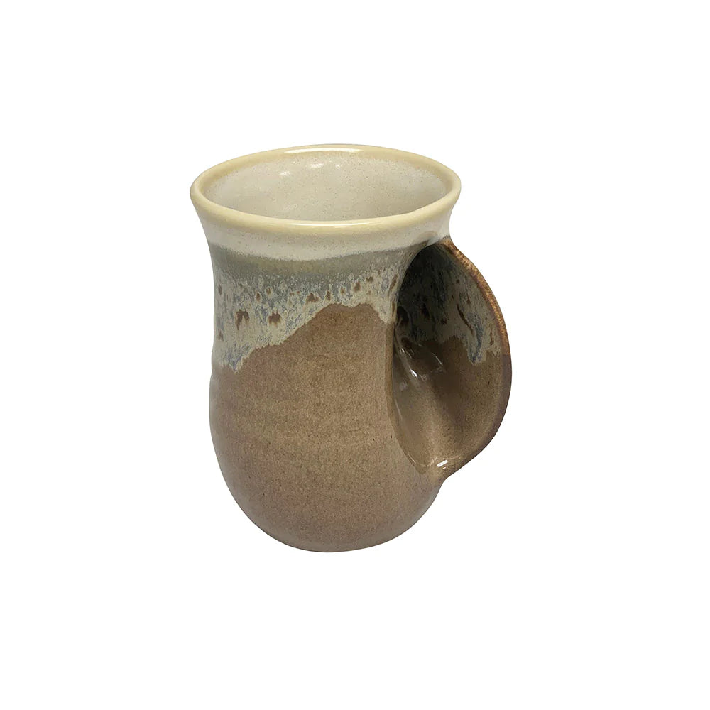 Clay in Motion - Handwarmer Mug - Right Handed (Desert Sand) #19DS