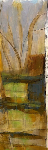 Final Friday - Heather Duris - 36"x 12" Acrylic Painting - 'Autumn'