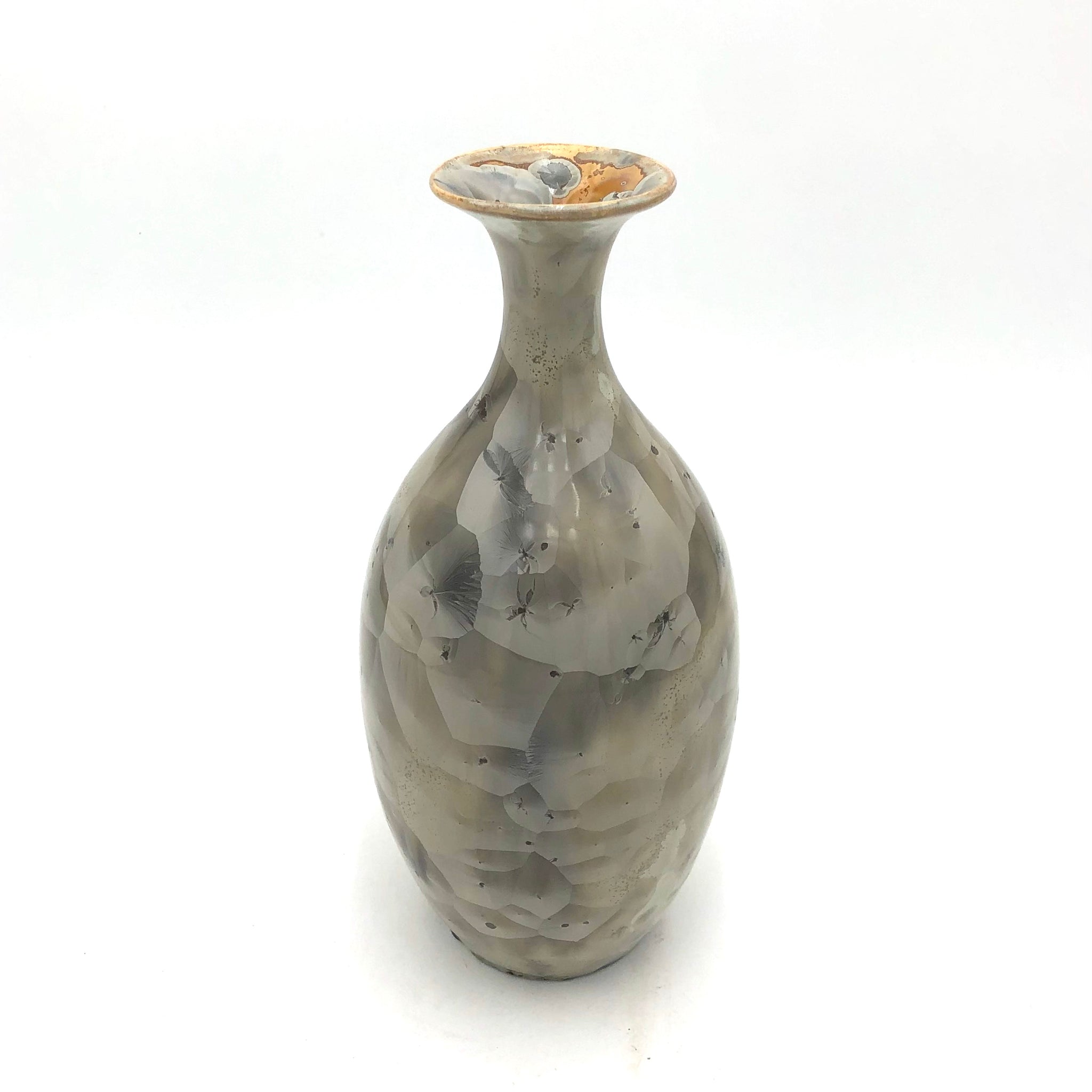Blair Pottery - Vase - 11" Crystalline (Light Tan)