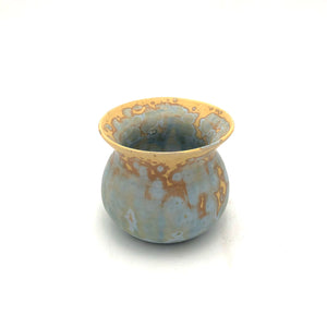 Blair Pottery - Vase - 3" Matte Crystalline (Light Blue/Tan)