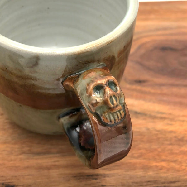 Ed Noonen - Capuccino Mug (Athree Skulls) #21